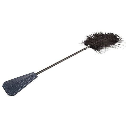 Snakeskin Feather Bondage Crop Paddle by Chisa - Paddles And Slappers