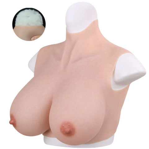 Breastplates Crossdresser Cotton Fake Tits by BDStyle - Breast and Nipple Toys