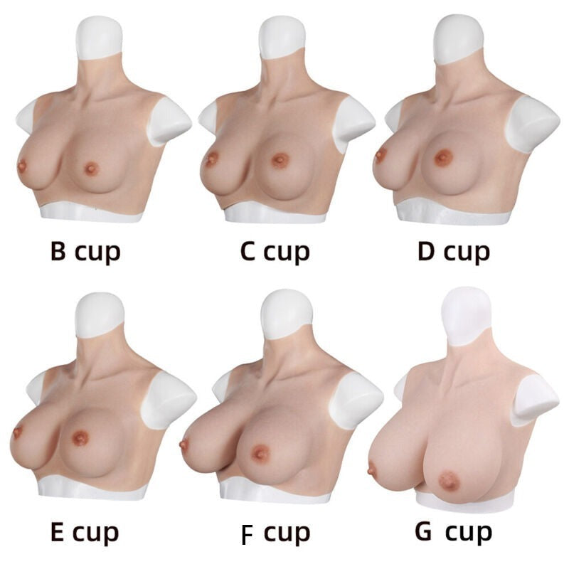 Breastplates Crossdresser Cotton Fake Tits by BDStyle - Breast and Nipple Toys
