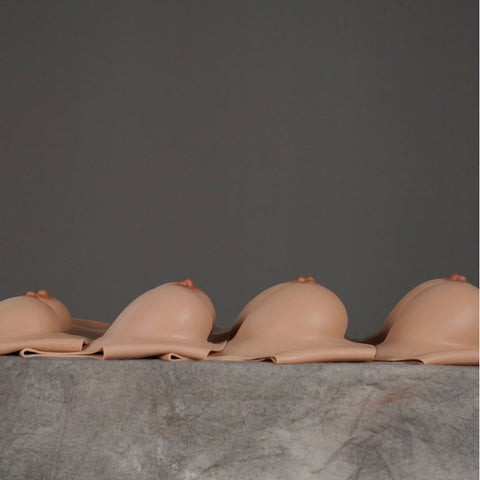 Round Collar Crossdresser Silicone Breast Forms by BDStyle