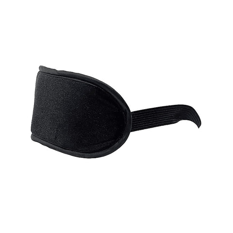 Padded Velour Blindfold Black by Love In Leather - Masks And Blindfolds