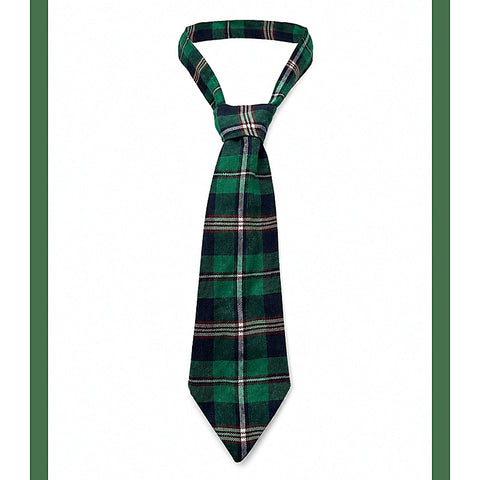 Tartan Print School Tie Costume Accessory by Love In Leather - Fancy Dress Ups