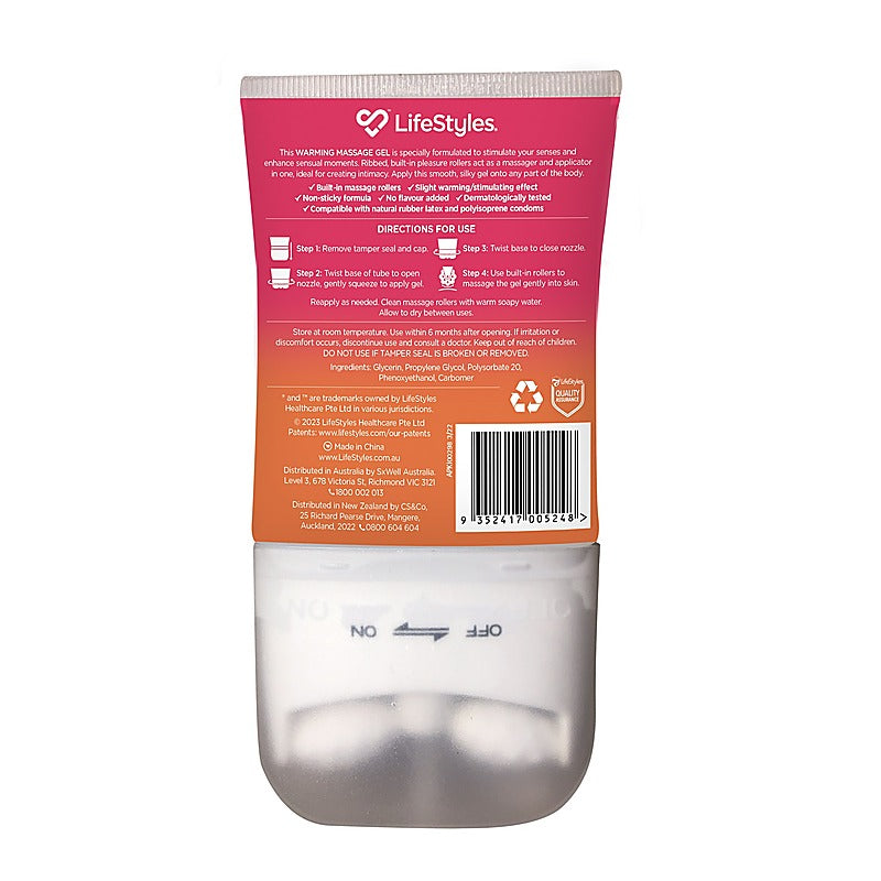 Bliss Warming Massage Gel 120ml - Lubricants and Lotions