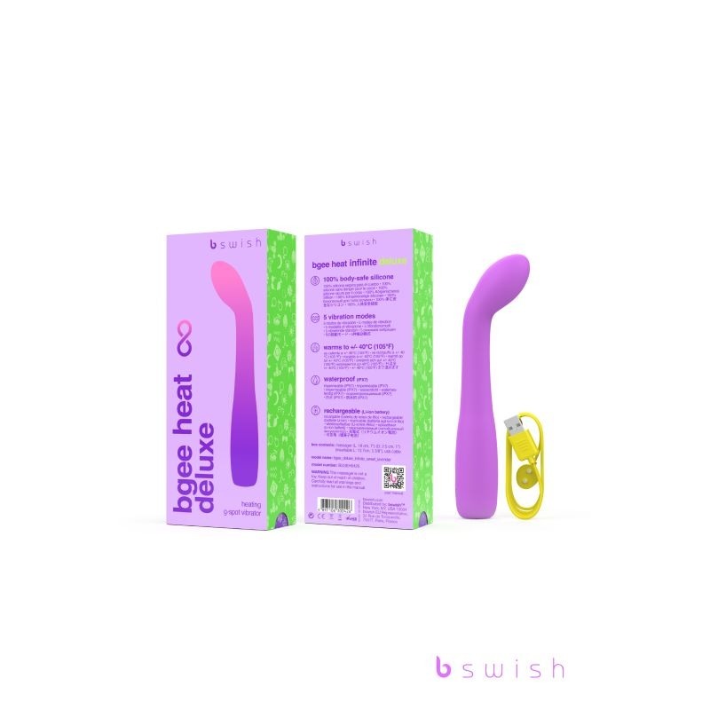 Bgee Heat Infinite Deluxe Sweet Vibrator by B Swish - G-Spot Vibrators