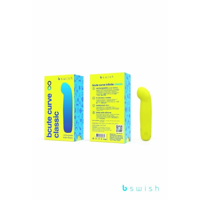 Bcute Curve Infinite Classic Electric Vibrator by B Swish - G-Spot Vibrators
