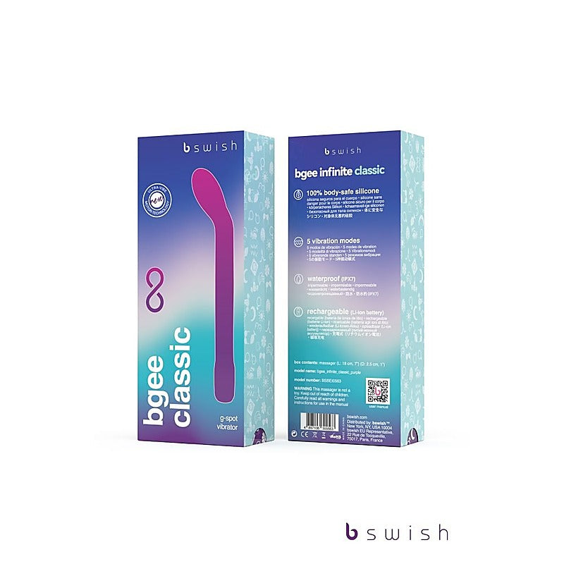 Bgee Infinite Classic Vibrator by B Swish - G-Spot Vibrators