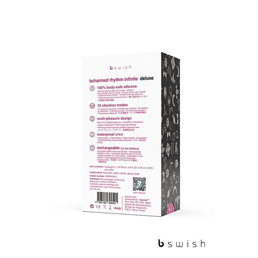 Bcharmed Rhythm Infinite Deluxe Vibrating Cock Ring - Vibrating Cock Rings