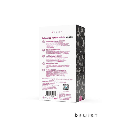 Bcharmed Rhythm Infinite Deluxe Vibrating Cock Ring - Vibrating Cock Rings
