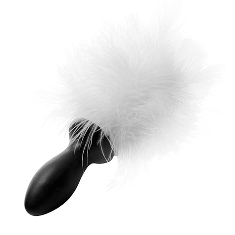 Bunny Tail Anal Plug White by XR Brands - Butt Plugs