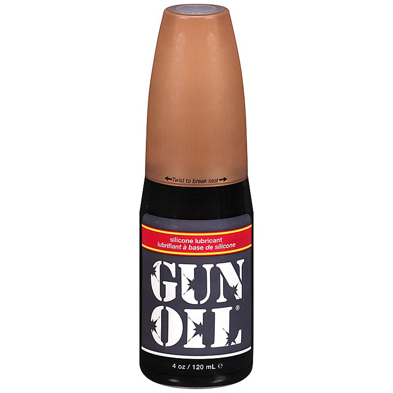 Flip Top Bottle Silicone Based Lube 4oz by Gun Oil - Silicone Based Lubes