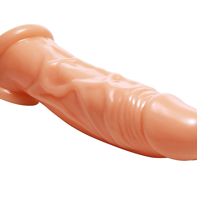 Realistic Penis Enhancer and Ball Stretcher Flesh - Pumps, Extenders and Sleeves