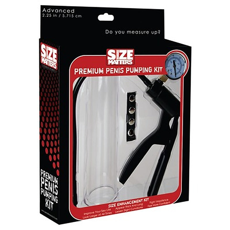 Premium Penis Pumping Kit Intermediate Size by XR Brands - Penis Pumps And Stretchers
