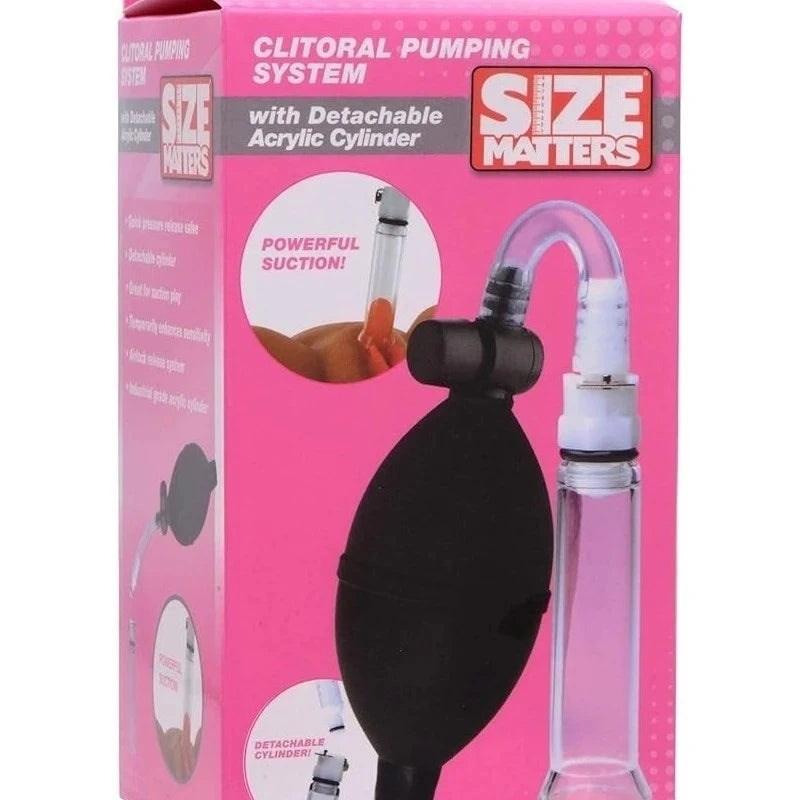 Size Matters Clitoris Pumping Cylinder - Pussy And Clit Toys
