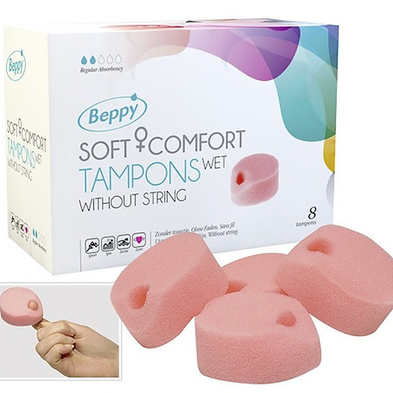 Soft+Comfort Wet Condom 8 Pc by Beppy - Condoms