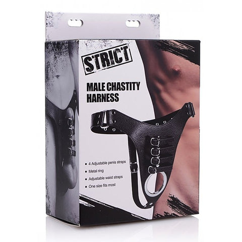 Male Chastity Harness by XR Brands - Male Chastity