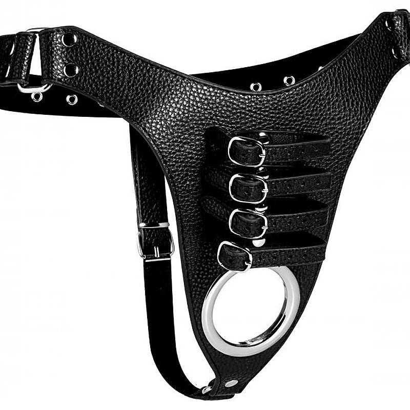 Male Chastity Harness by XR Brands - Male Chastity