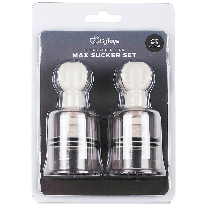 Nipple and Clit Suckers Large by Easytoys - Nipple and Clit Clamps