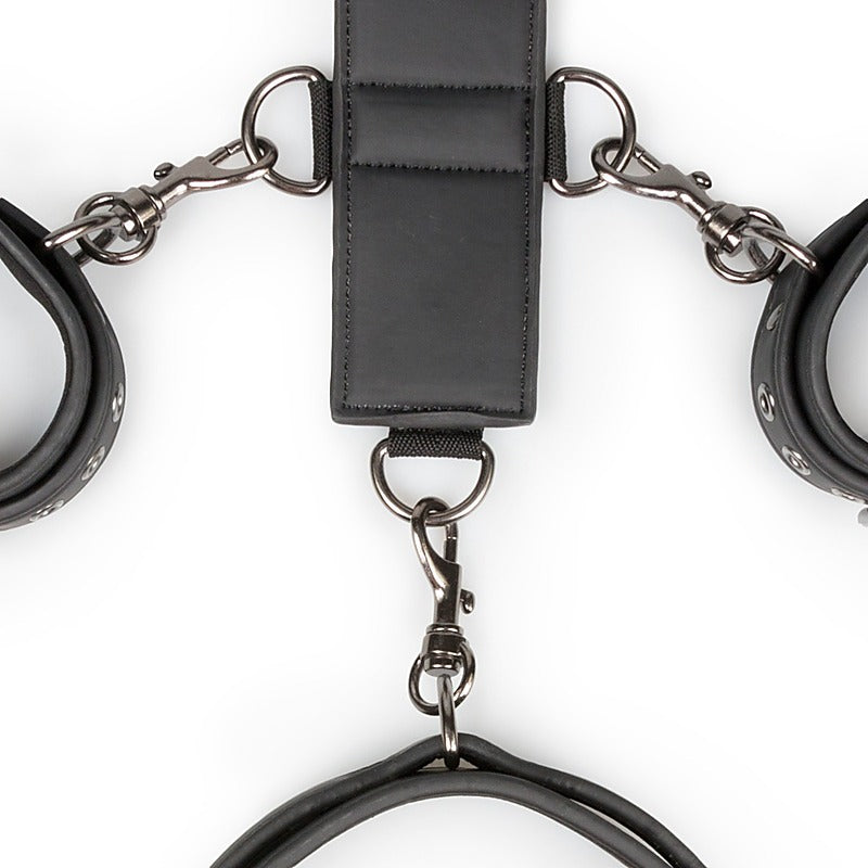 Neck and Wrist Restraint by Easytoys - Cuffs And Restraints