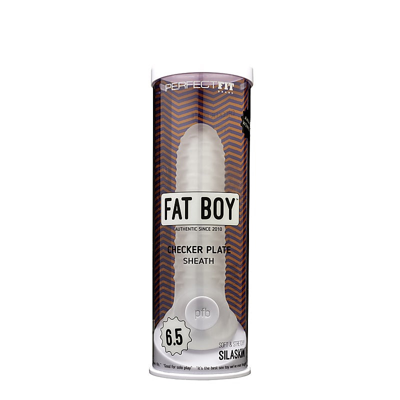Fat Boy Checker Plate Sheath Penis Pump by Perfect Fit - Pumps, Extenders and Sleeves