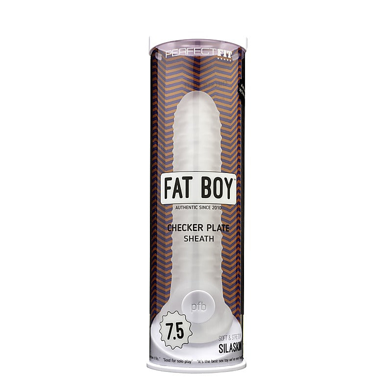 Fat Boy Checker Plate Sheath Penis Pump by Perfect Fit - Pumps, Extenders and Sleeves