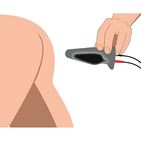 Zeus Anal Amplifier Silicone eStim Plug by XR Brands - Butt Plugs