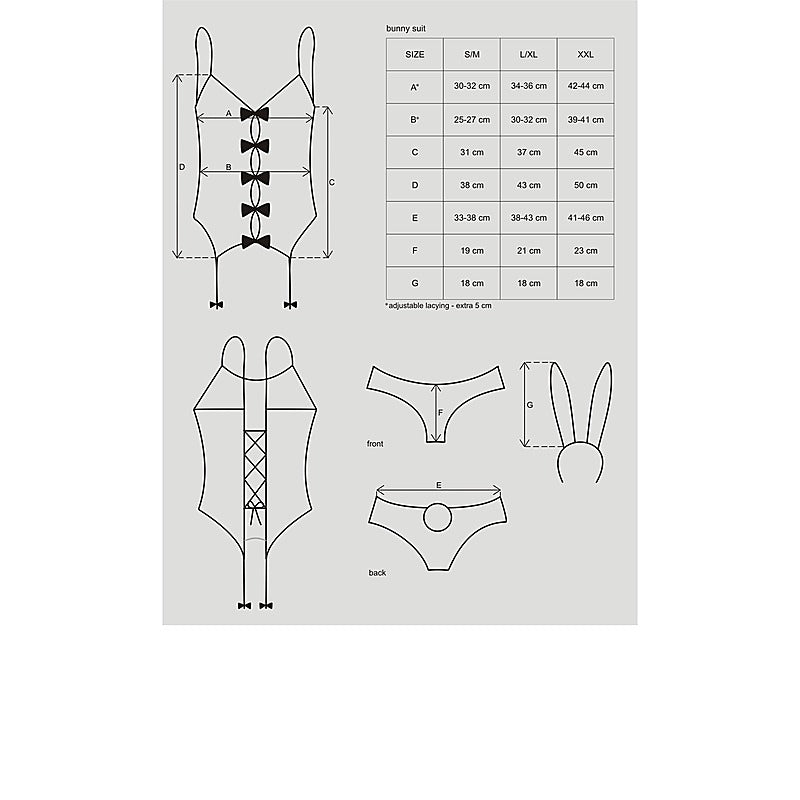 Bunny Suit Costume by Obsessive Lingerie - Fancy Dress Ups
