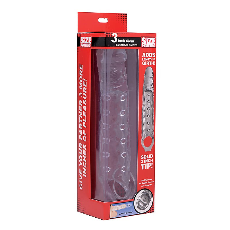 Extender Sleeve Clear by XR Brands - Pumps, Extenders and Sleeves