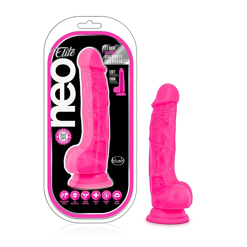 Neo Elite 7.5 Inch Dual Density Realistic Cock - Realistic Dildos