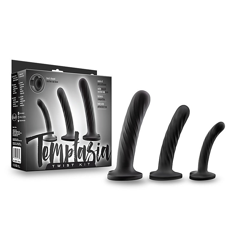 Temptasia Twist Kit Set of Three Realistic Dildo - Realistic Dildos