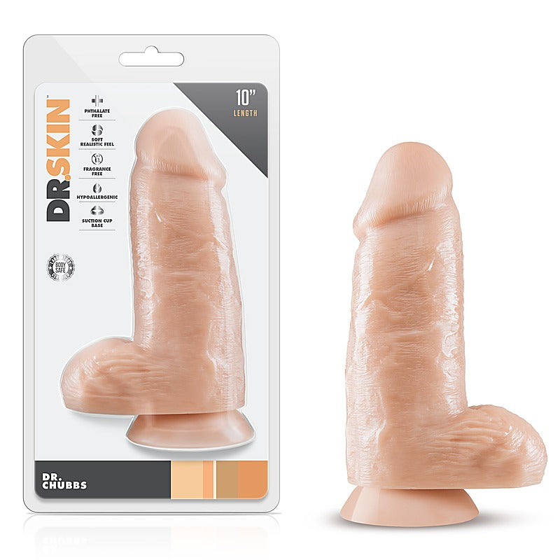Dr Skin Dr Chubbs Vanilla Realistic Dildo - Realistic Dildos