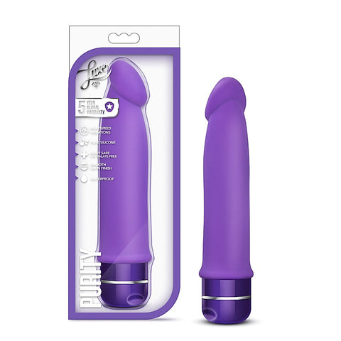 Luxe Purity Vibrating Dildo by California Exotics - Vibrating Dildos