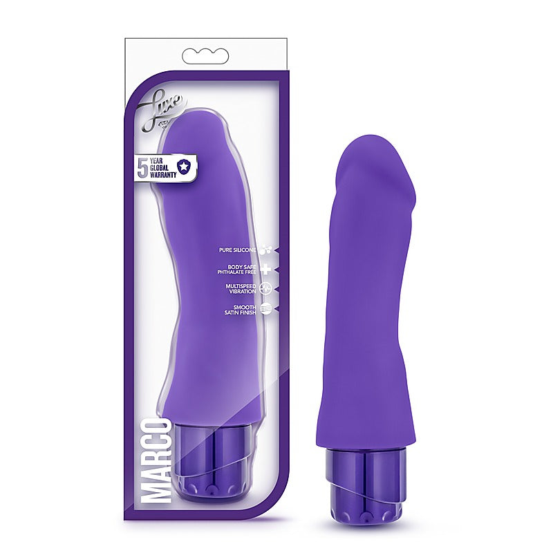 Luxe Marco Realistic Vibrating Dong by California Exotics - Vibrating Dildos