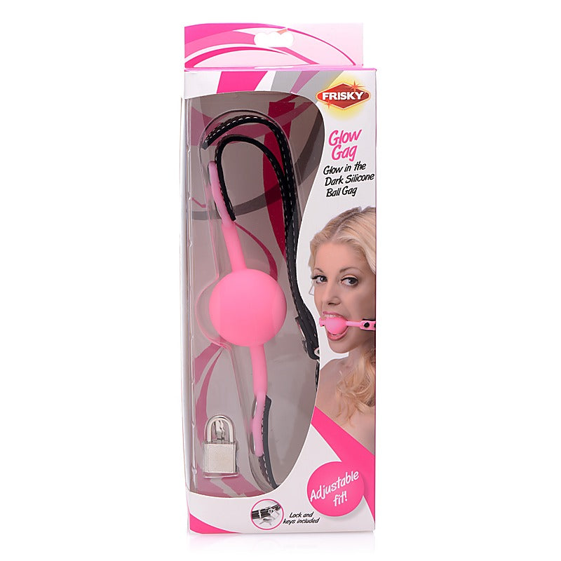 Frisky Glow Gag by XR Brands - Bondage Gags and Bits
