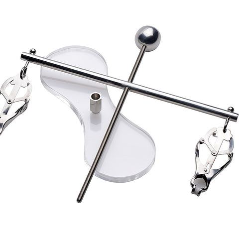 The Tower of Pain Nipple Toy by XR Brands - Nipple and Clit Clamps