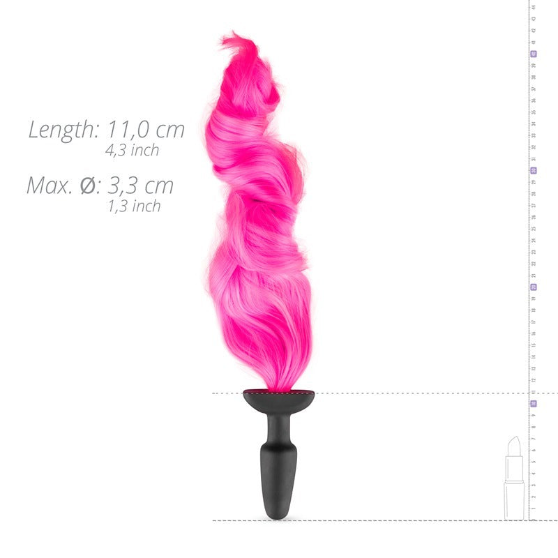 Silicone Butt Plug With Tail by Easytoys - Butt Plugs
