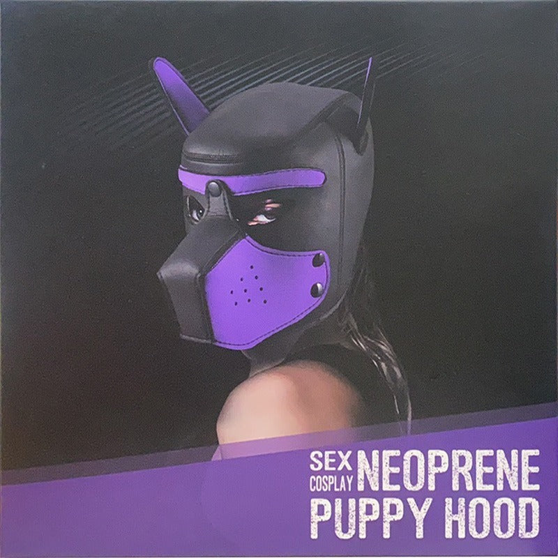 Puppy Play Mask Purple by Doc Johnson - Masks And Blindfolds