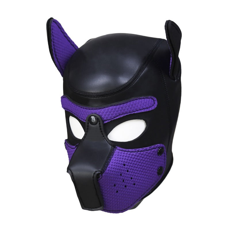 Puppy Play Mask Purple by Doc Johnson - Masks And Blindfolds