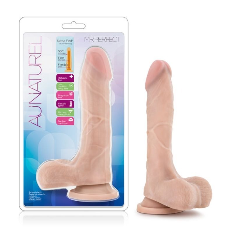 Au Naturel Mr Perfect Realistic Dildo by Blush Novelties - Realistic Dildos