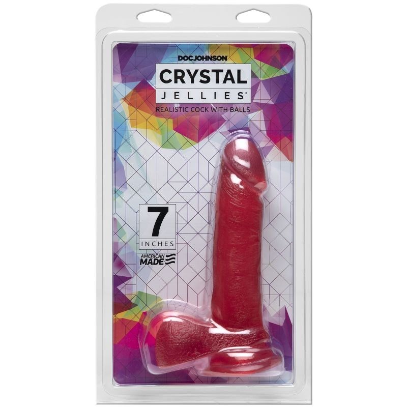 Realistic Cock With Balls by Doc Johnson - Realistic Dildos