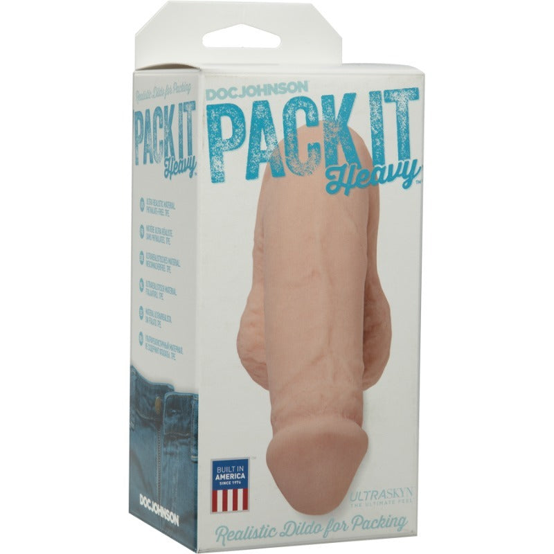 Pack It Heavy Caramel Realistic Dildo by Doc Johnson - Realistic Dildos