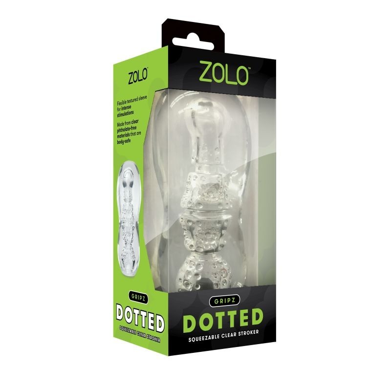 Zolo Gripz Dotted Masturbator by Xgen Products - Masturbators and Strokers