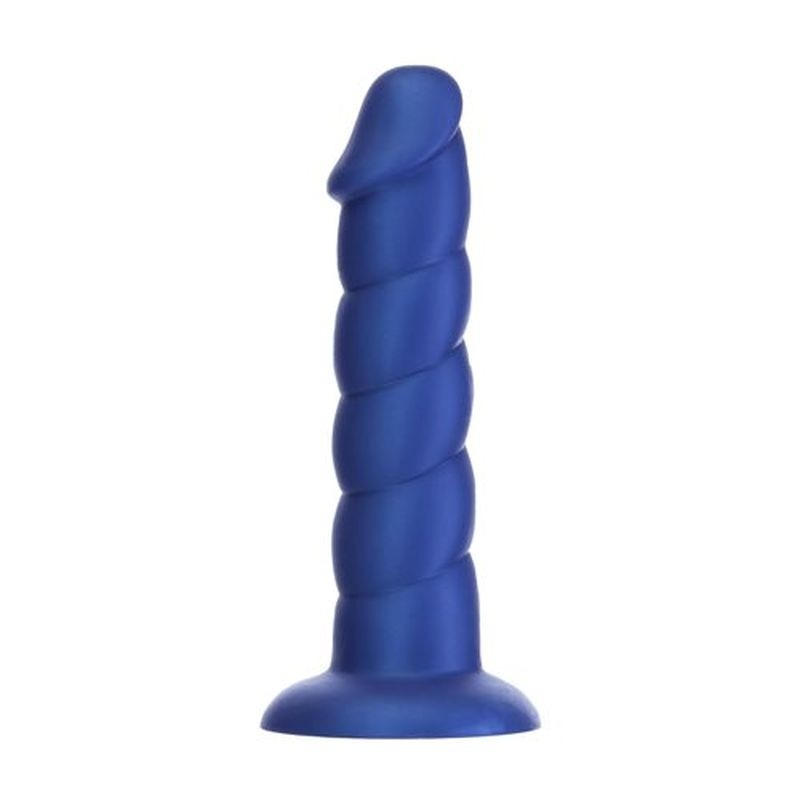 Unicorn Silicone Dildo Blue by BMS Factory - Realistic Dildos