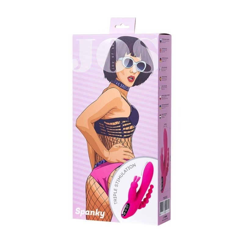JOS Spanky Triple Stimulator Rabbit Vibrator by ToyFa - Rabbit Vibrators