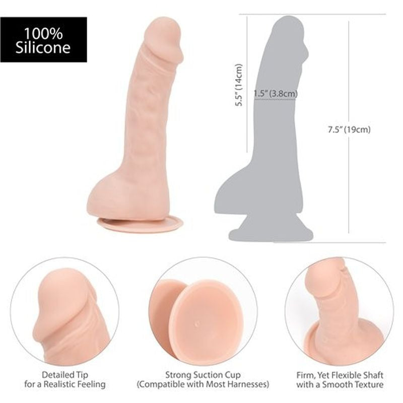 Brad Silicone Dong by BMS Factory - Realistic Dildos
