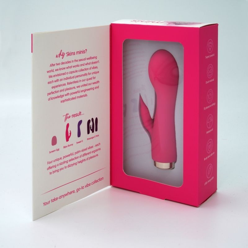 Skins Minis The Bijou Bunny Rabbit Vibrator by Skins Touch - Rabbit Vibrators