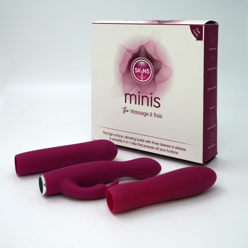 Skins Minis Massage A Trois Sex Kit by Skins Touch - Sex Kits