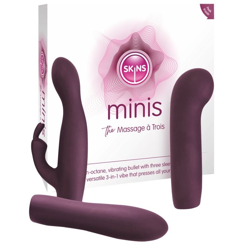 Skins Minis Massage A Trois Sex Kit by Skins Touch - Sex Kits