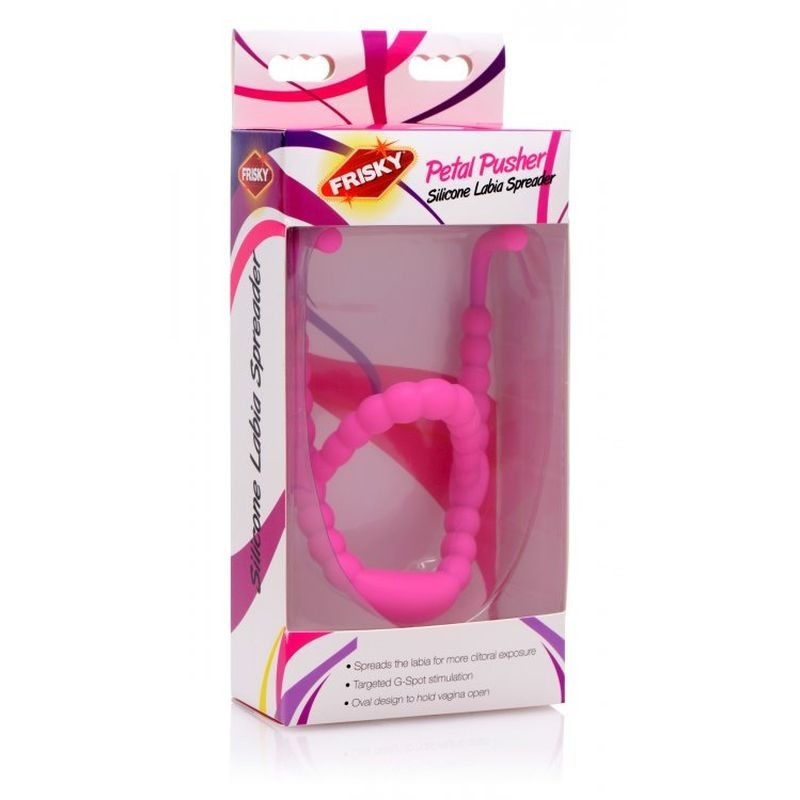 Petal Pusher Silicone Labia Spreader Pussy by XR Brands - Pussy And Clit Toys