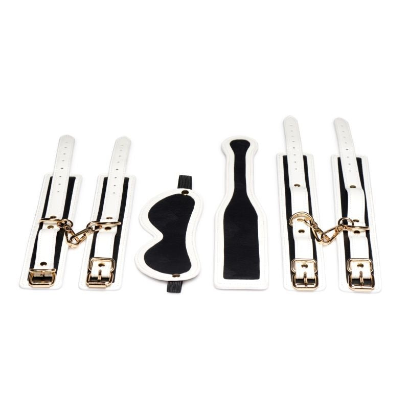 Kink In the Dark Glowing Bondage Set Fluro by XR Brands - Bondage Kits