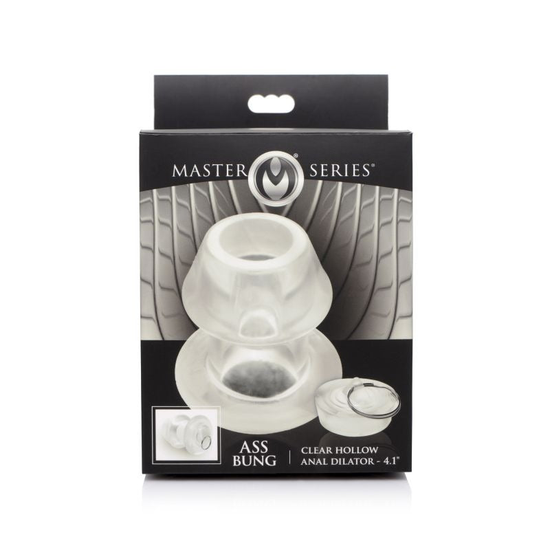 Master Series Ass Bung Clear Hollow Anal Dilator - Butt Plugs